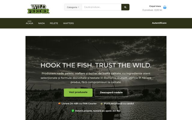 Wildfeeder — magazin online de nade și momeli pentru pescuit